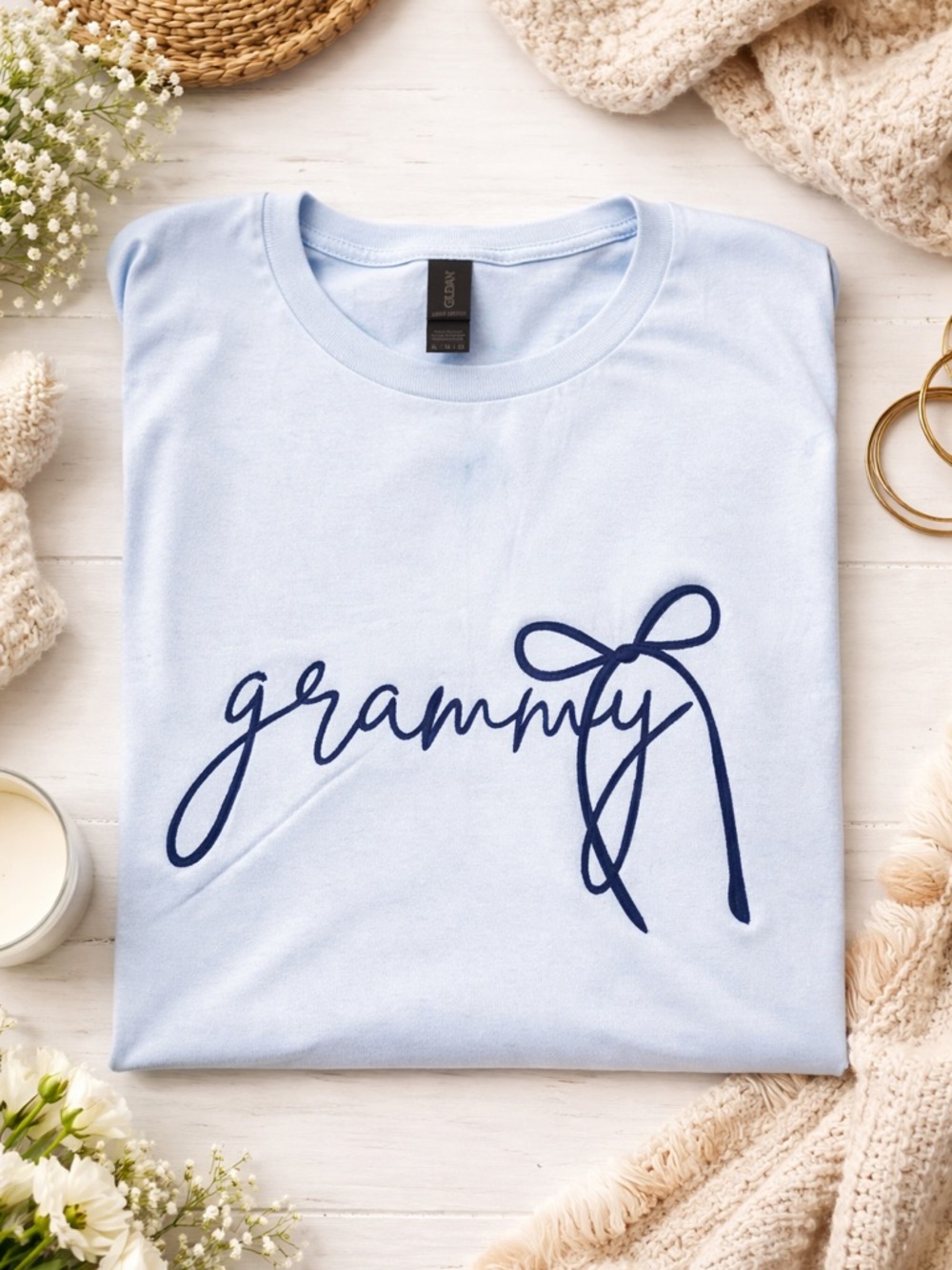 Grammy Embroidered T-Shirt